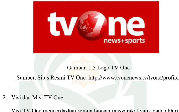 Gambar. 1.5 Logo TV One 