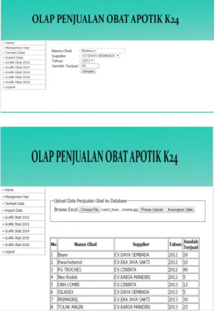 Gambar 5.6 Halaman Import Penjualan 