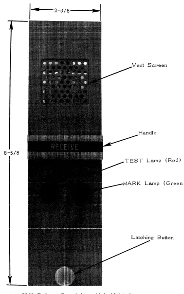 Figure 1. 8508-8 Low-Speed Input Unit (5 bits) 