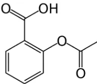 Gambar 4. Struktur Kimia Aspirin (Sweetman, 2009: 20) 