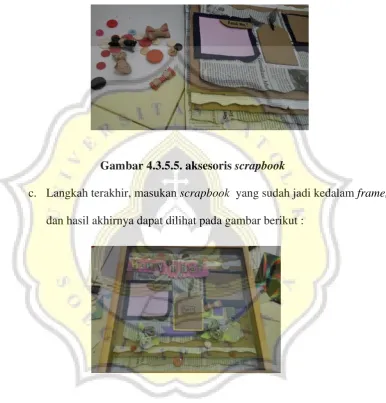 Gambar 4.3.5.5. aksesoris scrapbook 
