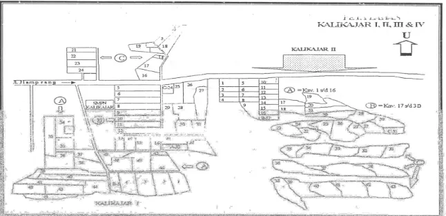 Gambar Lampiran 2. Peta Lahan Inti Kebun Kalikajar I & II 