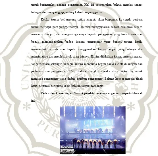 Gambar 1.5 Super Junior membungkukkan badan mengatakan terima kasih 