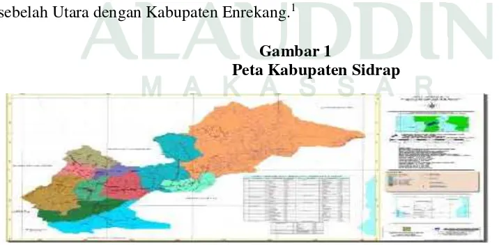 Gambar 1Peta Kabupaten Sidrap