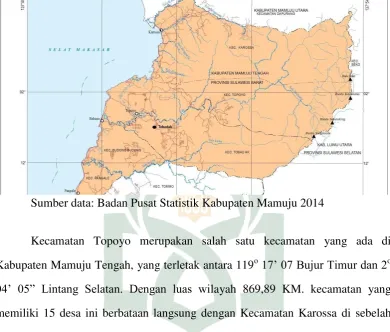 Gambar 2: Peta Kabupaten Mamuju Tengah 
