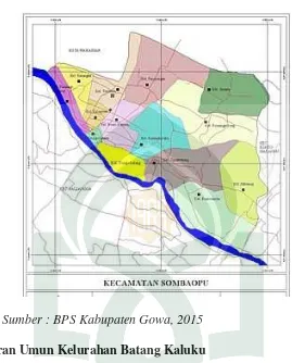 Gambar 4.2Peta Administrasi Kecamatan Somba Opu