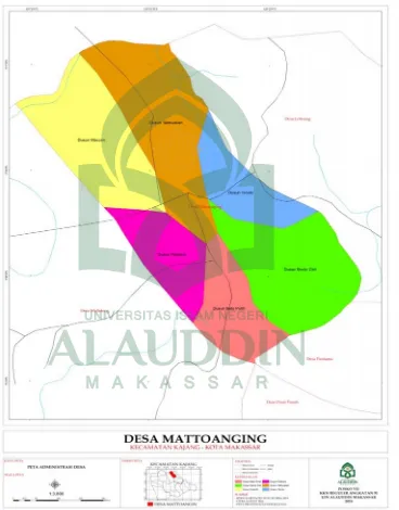 Gambar 4.2 Peta Desa Mattoangin