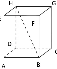 Gambar 2.3 Diagonal Ruang Kubus 