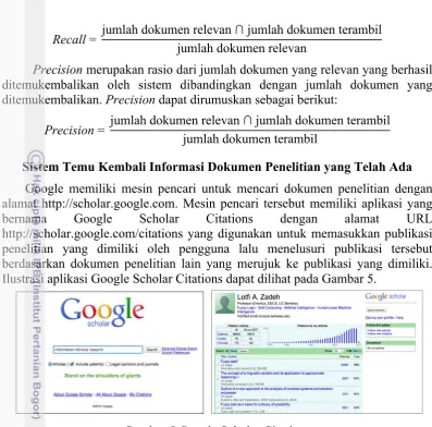 Gambar 5 Google Scholar Citations 