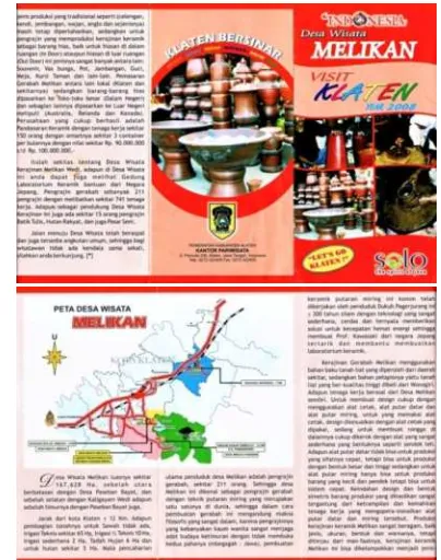 Gambar 3. Contoh Leaflet Melikan 