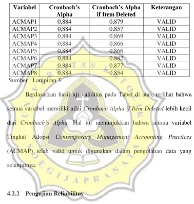 Tabel 4.8 