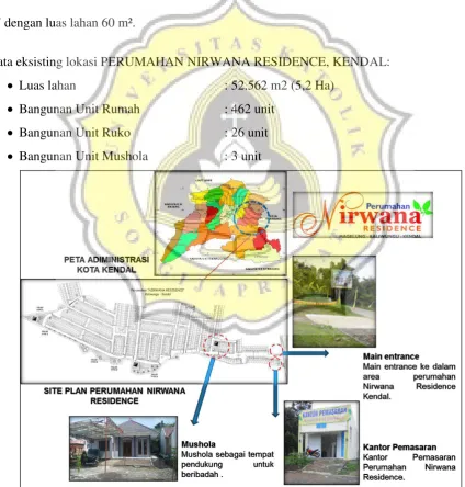 Gambar 4.1.  Layout Perum Nirwana Residence 