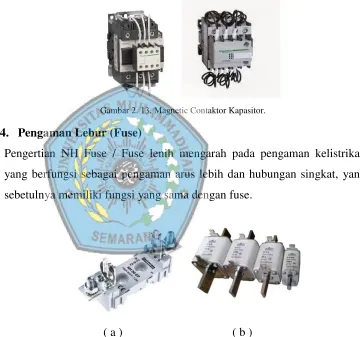 Gambar 2. 13. Magnetic Contaktor Kapasitor. 