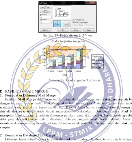 Gambar 17  Kotak dialog 3-D View 