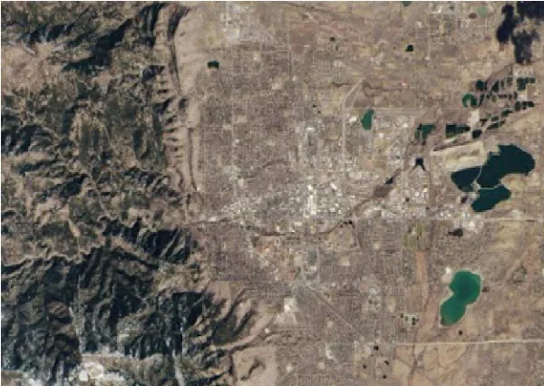 Gambar 1.6 Rekaman pertama menggunakan landsat 8 Sumber: http://en.wikipedia.org/wiki/Landsat_8 