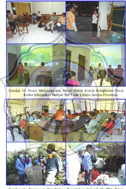 Gambar 11. Kunjungan Dan Belajar Pengelolaan Sampah Di TPA Puteri Cempo Mojosongo Surakarta Dilanjutkan Dengan Melakukan Observasi dan Wawancara Dengan Pemulung    