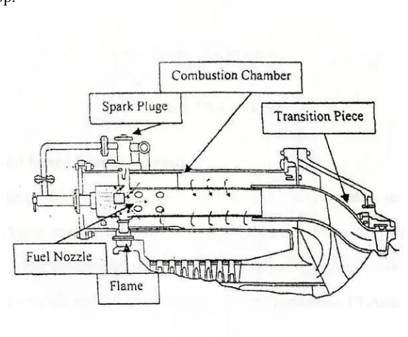 Gambar 2.6 Combustion Section 