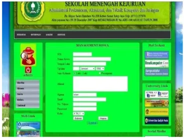 Gambar 12 Tambah Data Siswa 