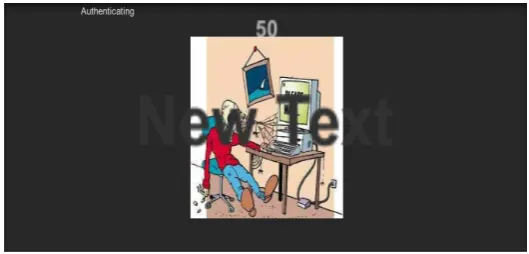 Gambar 2 Tampilan Menunggu Server 