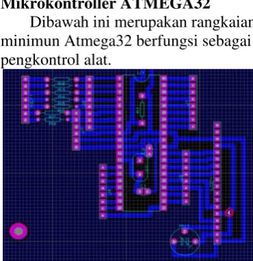Gambar 3.7 Port LCD 16x2 