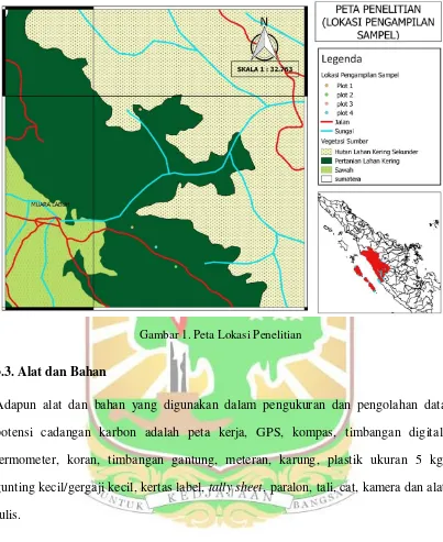 Gambar 1. Peta Lokasi Penelitian 