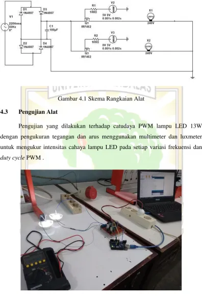 Gambar 4.1 Skema Rangkaian Alat 
