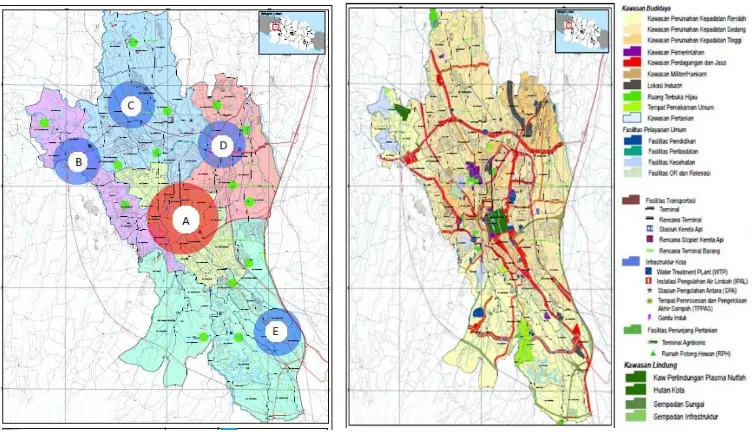 Gambar 20. Rencana Struktur Ruang Kota Bogor 
