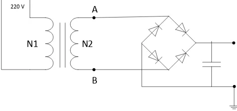 Gambar  2.4. Rangkaian Lengkap Penyesuaian Sensor Tegangan 