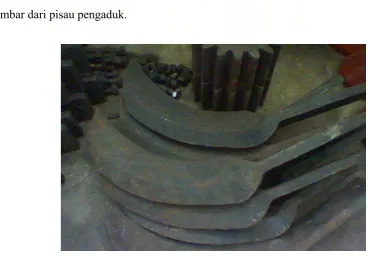 gambar dari pisau pengaduk. 