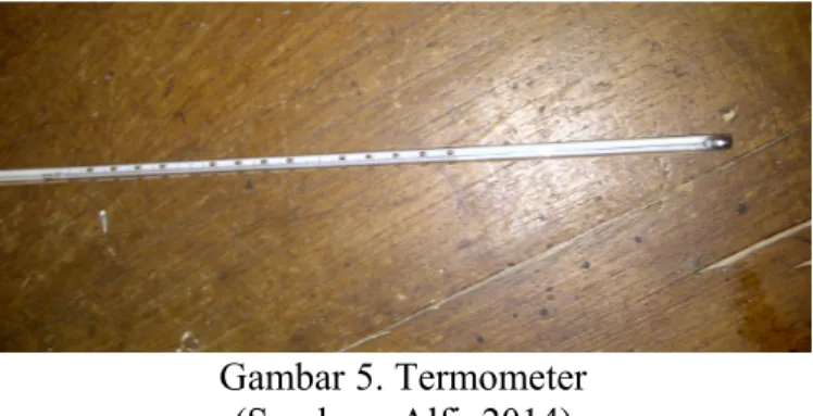 Gambar 5. Termometer  (Sumber : Alfi, 2014)