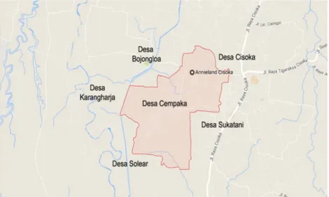 Gambar 3. 1: Peta Desa Cempaka 