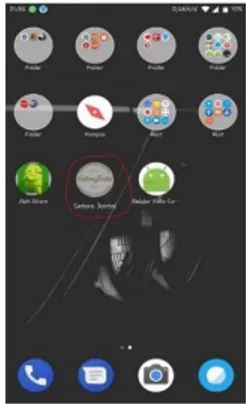 Gambar 11 Tampilan Icon Satera Jontal Samawa Pada Smartphone  3.  Tampilan Splash Screen 