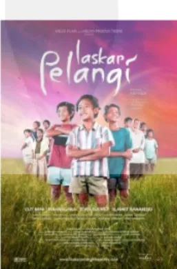 Gambar II.4. : sampul film Laskar Pelangi. 