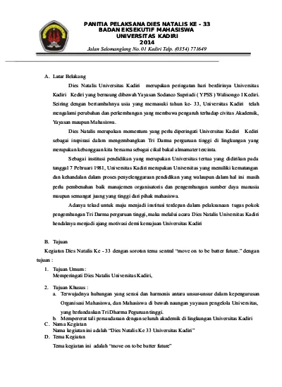 Contoh Proposal Dn Universitas Kadiri 6225