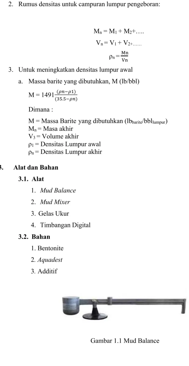 Gambar 1.1 Mud Balance