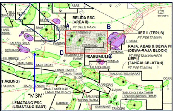 Gambar 2.6 Peta daerah pengamatan (http://ett.co.id/theproject.php) 