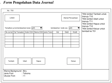Gambar 3.21 Form Hapus Data COA 