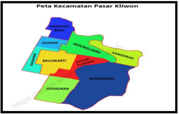 Gambar 4.  2 Kecamatan Pasar Kliwon  Sumber : Badan Pusat Statistik Kota Surakarta  