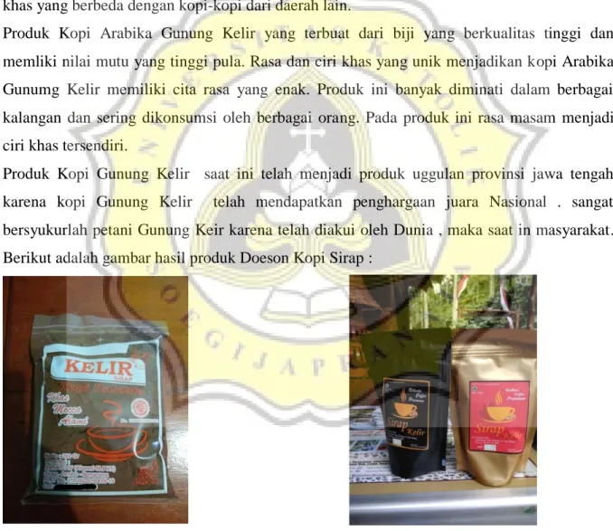 Gambar 1. Kopi Robusta Kelir       Gambar 2. Kopi Arabica Kelir 