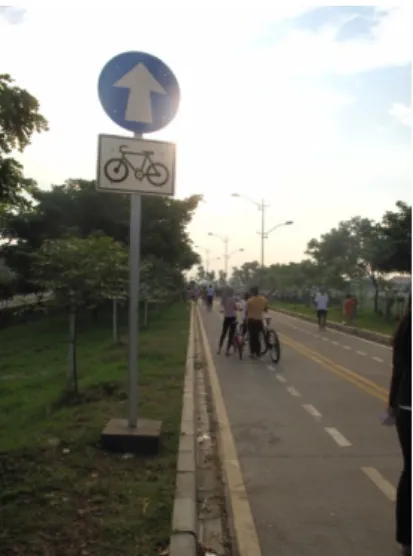 Gambar 17. Bersepeda merupakan salah satu aktivitas pendukung di KBT 