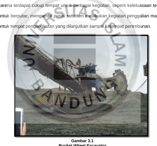 Gambar 3.1  Bucket Wheel Excavator 