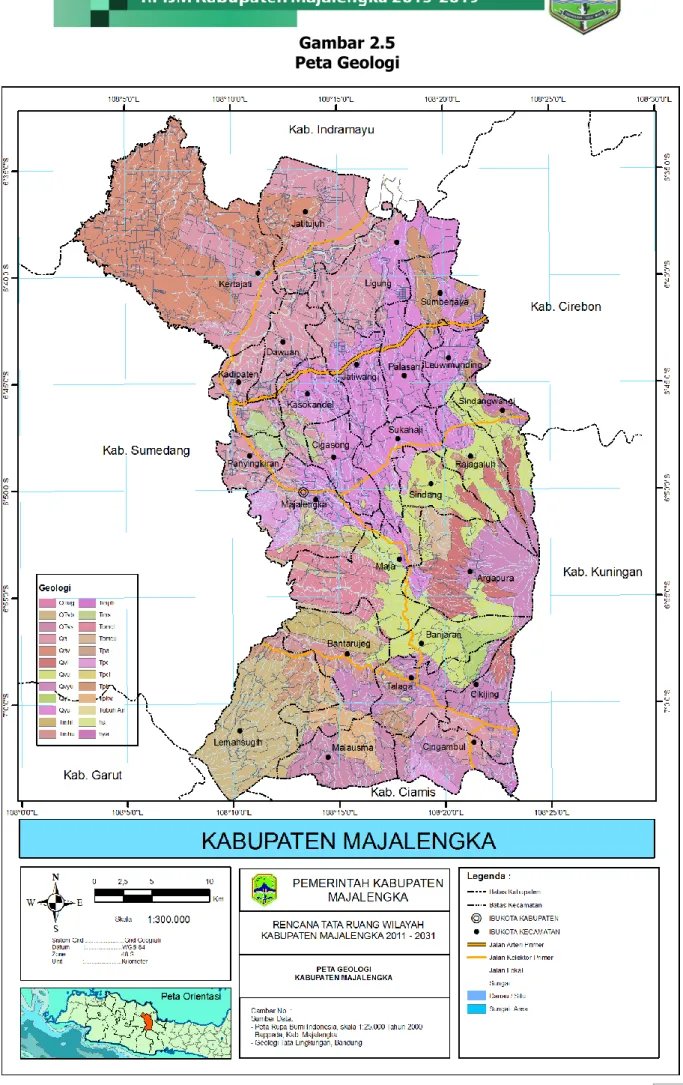 Gambar 2.5   Peta Geologi 