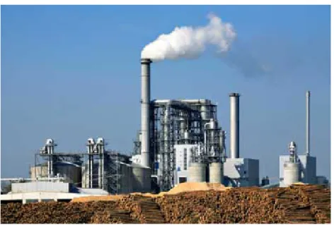Gambar 3. Emisi Karbon Dioksida dari Pabrik Kertas (Sumber: http://www.greenpressinitiative.org/, 2019)