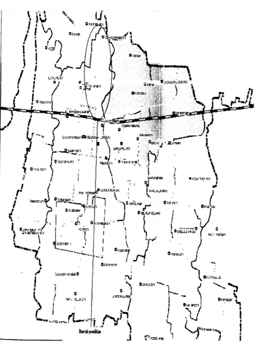 Gambar 3.1 Peta Daerah IstimewaYogyakarta (Sumber:Ensyclopedia, 2005)