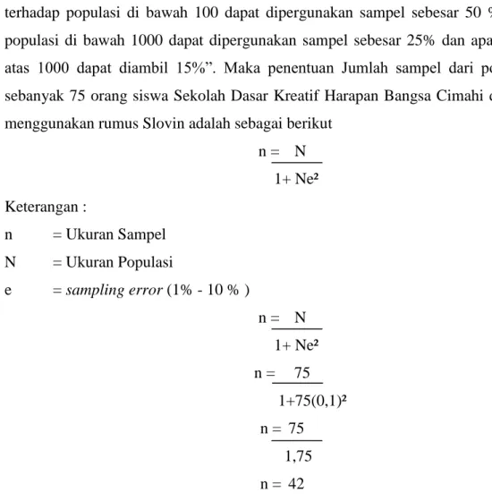 Tabel 3.2 Keadaan dan Penyebaran Sampel Penelitian 