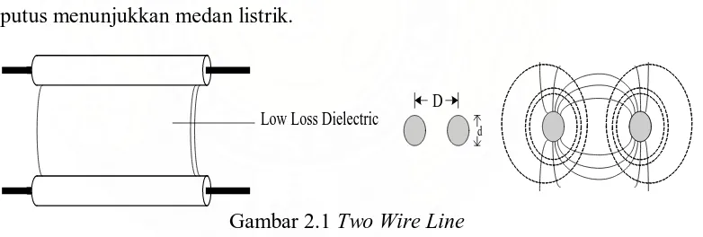 Gambar 2.1 Two Wire Line  