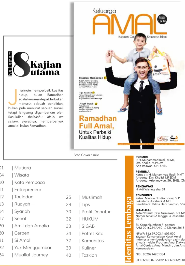 Foto Cover : Ario PENDIRI 