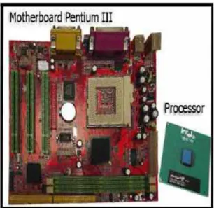 Gambar 21. Motherboard Intel Pentium III  4.  Motherboard Pentium IV 