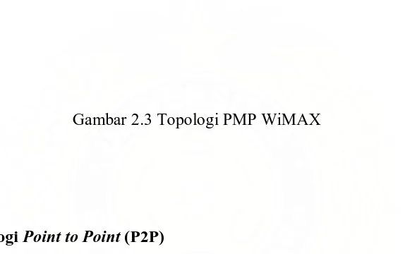 Gambar 2.4 Topologi P2P WiMAX 