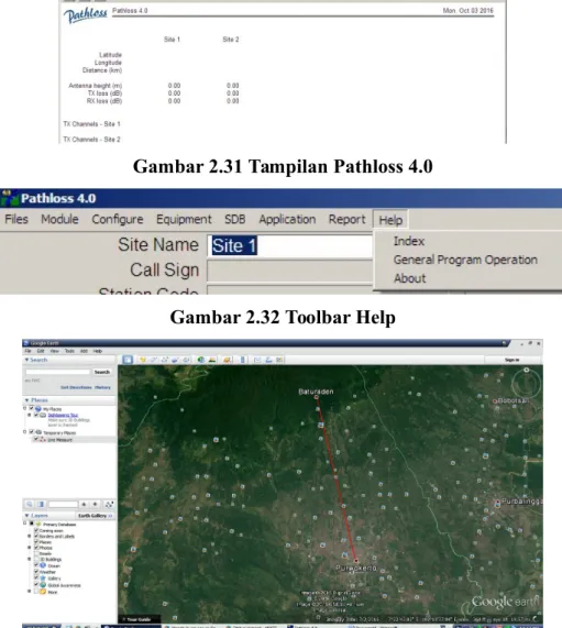 Gambar 2.31 Tampilan Pathloss 4.0